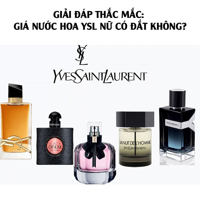 Giải đáp thắc mắc: Giá nước hoa YSL nữ có đắt không?