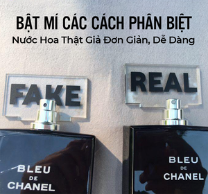 phân biệt nước hoa thật giả.