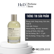 Nước Hoa Unisex Le Labo Santal 33 EDP