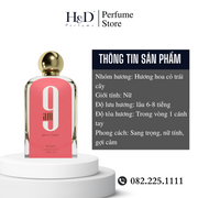 Nước Hoa Nữ Afnan 9AM Pour Femme EDP 100ml