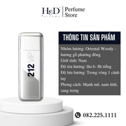 Nước Hoa Nam Carolina Herrera 212 Vip Men EDT