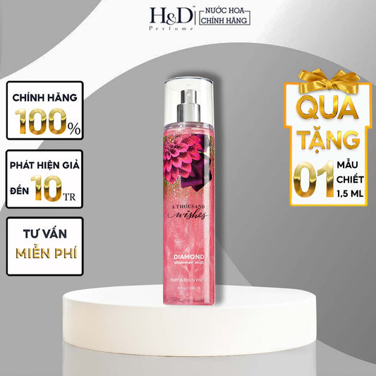 Body Mist Into The Night Bath & Body Works Xịt Thơm Toàn Thân