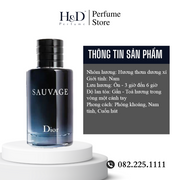 Nước hoa nam Dior Sauvage Eau De Toilette