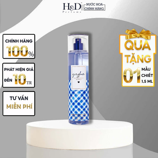 Xịt Thơm Toàn Thân Body Mist Bath And Body Works Gingham