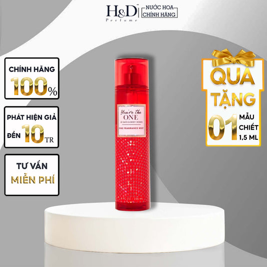 Xịt Thơm Toàn Thân Body mist Bath And Body Works You're The One