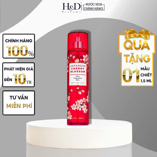 Xit Thơm Toàn Thân Japanese Cherry Blossom Bath & Body Works